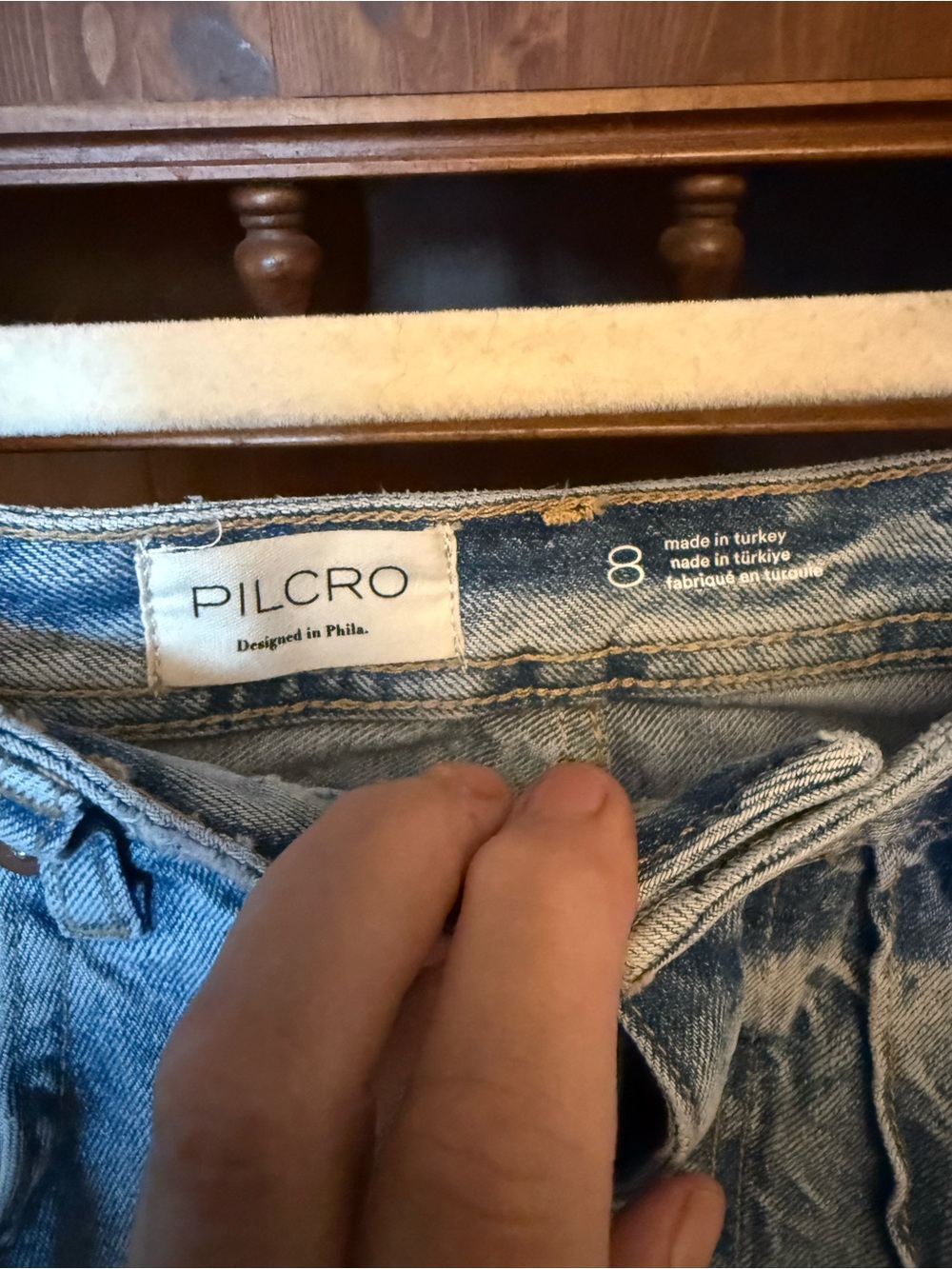 Anthropologie Pilcro Denim Skirt 8 - Picture 8 of 14